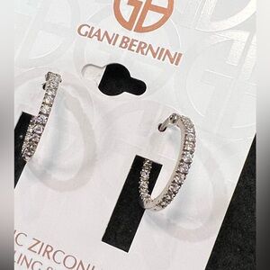Giani Bernini Silver Hoop Earrings